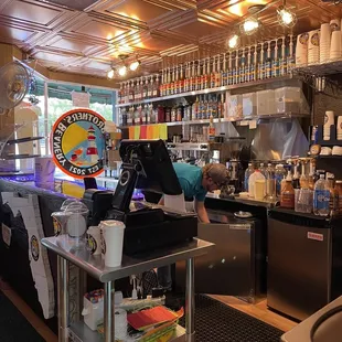 Unique shop with little elbow room but lots of big flavors.