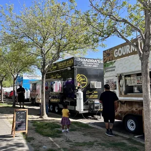 Some of the food trucks!