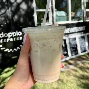 Iced Chai from the Doppio Express truck!