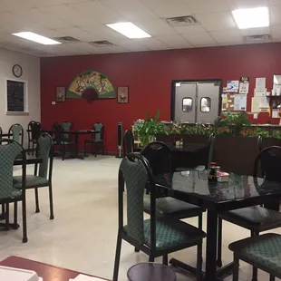 Small place with about 10 tables and 5 booths