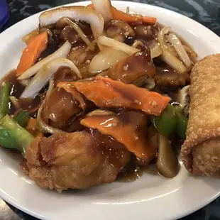 General Tso Chicken...yummy. (Dine in special)