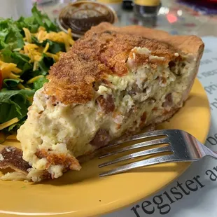 Porkapalooza quiche detail.