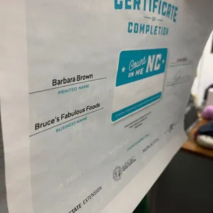 The "Count on Me" program!  Go Bruce &amp; Barb!