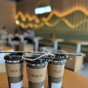 Brucha House Style, Iron Goddess House Style &amp; Hojicha (all w/0% Sugar)