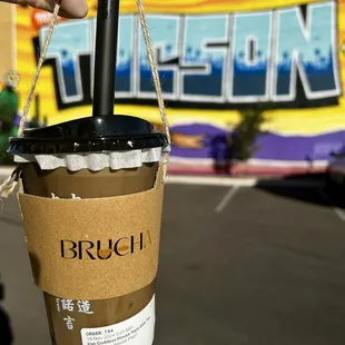 Iron Goddess: House Style Milk Tea. Roasted Earthy Tea + Lactose Free Creamer