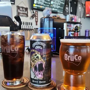 West Coast IPA and Root Beer