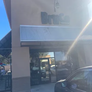 Sun shining on BruCo taproom