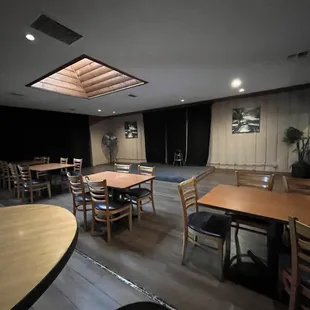 the interior of the restaurant