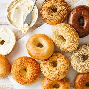 bagels, bagel, food