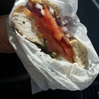 Smoked Salmon Sandwich