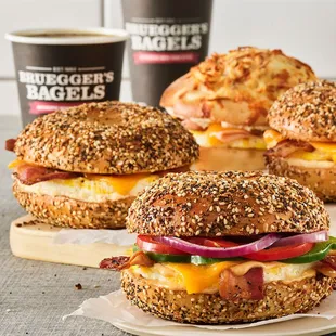 food, bagel, bagels