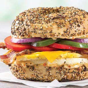 food, bagels, bagel