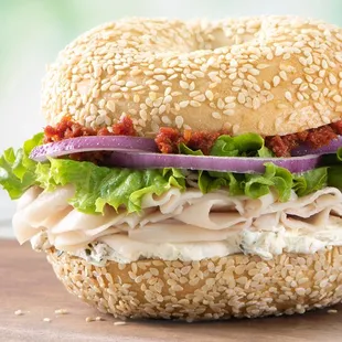 a turkey sandwich