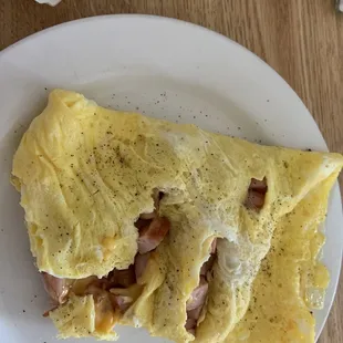 Ham and Cheese Omelette