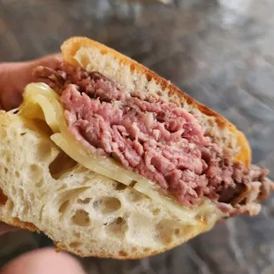 Look at the meat perfect prime rib