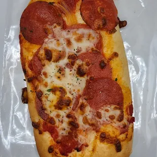 Pepperoni cheese focaccia