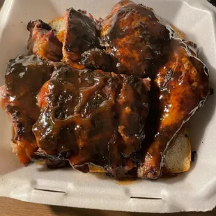 Ribs and chicken