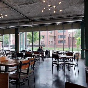 partial tap room view to the south