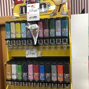 a display of candy