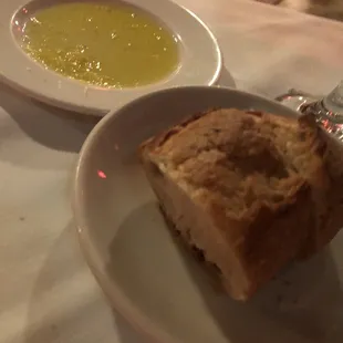 Bread and olive oil