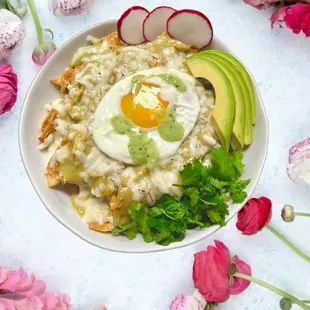 Green Chicken Chilaquiles