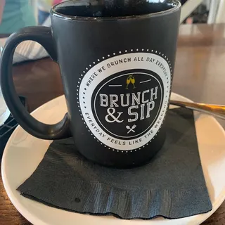 Black Brunch and Sip Mugs