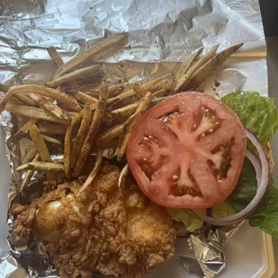 chicken wings and fried chicken, food