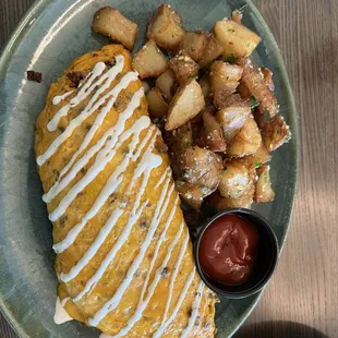 Chorizo omelette