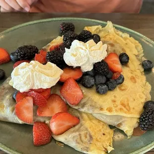 Chocolate Berry Crepes