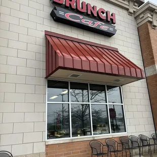 Front of restaurant