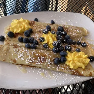 Limoncello crepes