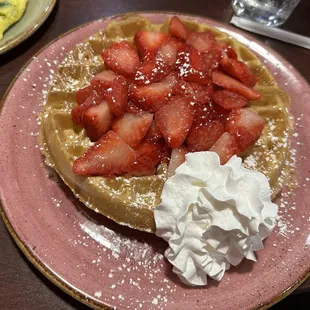 Fresh Strawberry Waffle