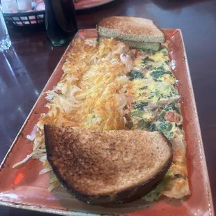 Country Omelette was awesome got the sausage gravy on the side for my hash browns.