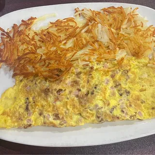 Meat and Cheese Lovers Omelette