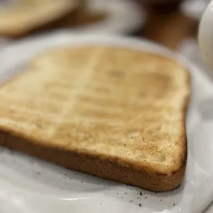 White toast