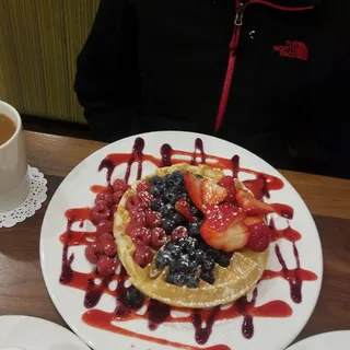 Berry Explosion Waffle