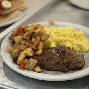 a plate of food on a table