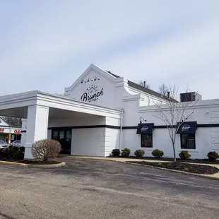 the front of the restaurant