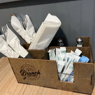 Flatware is in the box