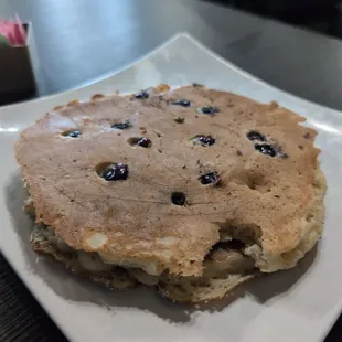 Blueberry pancakes plain