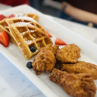 Chicken and Waffles