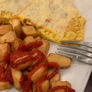 Cheesesteak Omelette