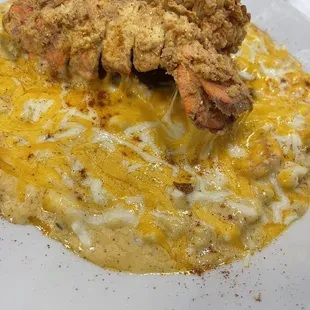 Lobster mac and cheese.