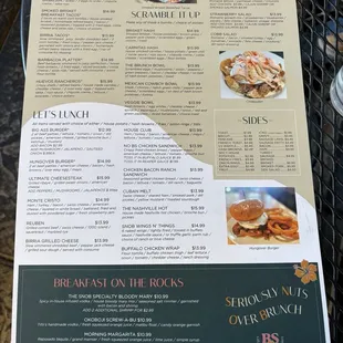 Menu back