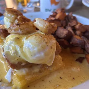 Cajun Blackened Shrimp Benedict