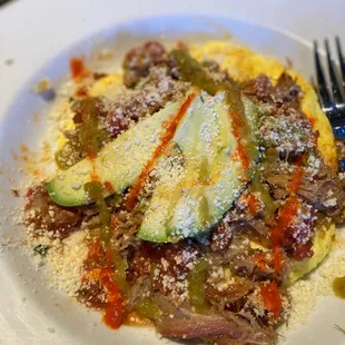 Carnita eggs without potatoes
