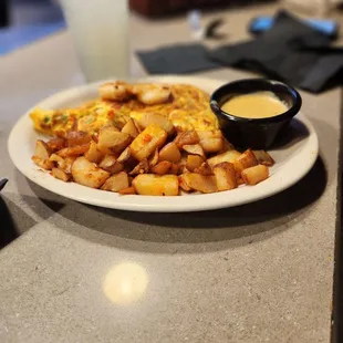 Cajun Shrimp Omelette