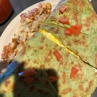 Smoked Salmon Quesadilla