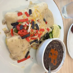 Breakfast enchiladas