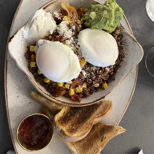 a plate of food